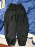 小豬班納【防水加絨軟殼沖鋒長(cháng)褲】童裝2025冬裝新款兒童男女童冬季褲子 黑色 150 曬單實(shí)拍圖
