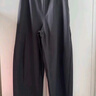 優(yōu)衣庫女裝針織廓形長(cháng)褲快干速干吸汗高腰彎刀鐮刀褲479688 09 黑色 XL /165/76A 曬單實(shí)拍圖