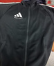阿迪達斯 （adidas）外套男女秋季跑步運動(dòng)立領(lǐng)夾克外套保暖運動(dòng)服 黑/白 S 曬單實(shí)拍圖