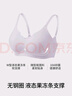 朵朵棉新款內衣女茉莉花香10A級抑菌小胸聚攏無(wú)鋼圈文胸 豆蔻紫 L碼 曬單實(shí)拍圖