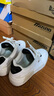 STARTER新年禮物板鞋休閑鞋女鞋秋冬厚底鞋增高鞋休閑鞋麂皮運動(dòng)鞋跑鞋男 白色 2代輕質(zhì) 37 曬單實(shí)拍圖