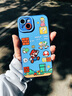 素洛適用蘋(píng)果16promax手機殼卡通馬里奧iPhone15pro新款鏡子支架14網(wǎng)紅爆款超火13硅膠帶掛鏈12防摔潮 【蘑菇馬里奧】硅膠軟殼手感舒適 iPhone 15 Plus 曬單實(shí)拍圖