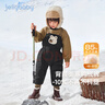 JELLYBABY【7A抗菌遠紅外鎖溫發(fā)熱】冬裝男童羽絨背帶褲嬰幼登山滑雪長(cháng)褲 黑色 110 CM 【偏小,建議拍大一碼】 曬單實(shí)拍圖
