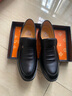 老人頭皮鞋男秋冬季真皮男鞋透氣正裝鞋中老年爸爸鞋舒適皮鞋男鞋 黑色-平跟-四季款 42 曬單實(shí)拍圖