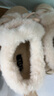 他她（TATA）雪地靴女2025新款加絨鞋厚底棉鞋冬天女士保暖鞋CUB01DM5 米色（仿毛里） 36 曬單實(shí)拍圖