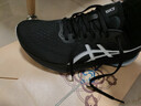 亞瑟士ASICS跑步鞋男鞋舒適透氣跑鞋穩定支撐耐磨運動(dòng)鞋 GT-2000 12 黑色/白色006 41.5 曬單實(shí)拍圖