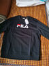 FILA 斐樂(lè )官方情侶款套頭衛衣25秋冬季新款休閑寬松長(cháng)袖加絨保暖上衣 【常規款】正黑色-BK L 175/96A/L 曬單實(shí)拍圖