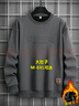頭號青年衛衣男冬季加絨重磅寬松長(cháng)袖T恤加大碼男裝休閑上衣男士 深灰 8XL 曬單實(shí)拍圖