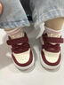 LINBUXAN幼兒學(xué)步鞋春秋款1-3歲4女寶休閑鞋九個(gè)月男童休閑板鞋軟底運動(dòng)鞋 正紅-【運動(dòng)】防滑板鞋_四季款 15 _鞋內長(cháng)12.0cm 曬單實(shí)拍圖