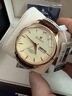 瑞士正品原裝全自動(dòng)機械男士手表防水夜光時(shí)尚真皮高檔男表 皮帶枚面 42mm 曬單實(shí)拍圖