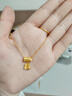 周大生黃金項(xiàng)鏈足金招財(cái)納福葫蘆項(xiàng)鏈送女友媽媽紀(jì)念日生日禮物 約6.73g 曬單實(shí)拍圖