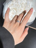 VCIXYOU人工培育鉆石鉆戒女1克拉戒指結婚訂婚求婚結婚紀念日禮物送女友 培育鉆石1克拉【D/VVS13EX/NGIC證書(shū)】 曬單實(shí)拍圖