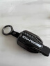 索飾適用奔馳鑰匙套碳纖維AMG/glc汽車(chē)S級C級E級全包C260L/E300l殼扣 A款-鋁合槍色AMG-指環(huán)扣 曬單實(shí)拍圖