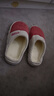 雷姆汀棉拖鞋男士秋冬季家居室內防滑加厚底保暖毛絨棉拖女款 橘色 35-36 36-37碼適合腳穿 曬單實(shí)拍圖