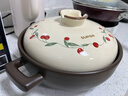 蘇泊爾（SUPOR）陶瓷煲煲湯鍋燉鍋家用砂鍋湯鍋耐高溫沙鍋煲仔飯砂煲燃氣明火專(zhuān)用 菜煲煲【燉菜燉肉3-4人份】 3L 曬單實(shí)拍圖