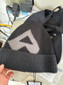 拓路者美利奴羊毛帽男秋冬帽子保暖護耳針織毛線(xiàn)帽子 黑色  58-62CM  曬單實(shí)拍圖