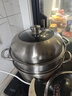 九陽(yáng)（Joyoung）304不銹鋼蒸鍋加高拱蓋大容量可蒸魚(yú)蒸饅頭包子爐灶通用30cm 曬單實(shí)拍圖