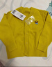 巴拉巴拉童裝兒童毛衣男童女童春秋裝開(kāi)衫小童寶寶百搭V領(lǐng)針織衫 中黃30421 120 曬單實(shí)拍圖