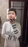 2026新款歐貨白色長(cháng)袖打底衫女春秋撞色t恤可配鯊魚(yú)褲中長(cháng)款上衣 白色【春秋款】 L 建議110-119斤 曬單實(shí)拍圖