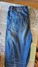 太平鳥(niǎo)男裝牛仔褲夏男生長(cháng)褲運動(dòng)休閑潮牌牛仔復古丹寧風(fēng) 牛仔藍色第一批（合體錐型） 30 曬單實(shí)拍圖