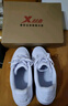 特步情侶男女板鞋小白鞋空軍一號冬季革面保暖運動(dòng)板鞋休閑鞋 曬單實(shí)拍圖