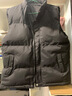 情侶款羽絨棉馬甲男女秋冬季潮牌大碼加厚保暖馬夾坎肩背心外套男 【清倉重磅升級加厚】黑色 3XL 建議體重155-165斤可穿 曬單實(shí)拍圖