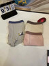 貓人青少年內褲純棉男童四角短褲抗菌透氣薄款平角初高中生底褲頭 淺灰+豆沙+淺杏+淺蘭 共 4條 均碼 M 【推薦體重70-90斤】 曬單實拍圖