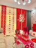 藝意雅婚房布置全套裝結婚新房臥室裝飾男方女方背景墻拉花婚慶用品大全 吾家有喜-KT板婚房布置套裝 曬單實(shí)拍圖