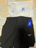美津濃（MIZUNO）泳褲男士防尷尬溫泉沙灘短褲雙層大碼泳衣泳鏡泳帽套裝B3122黑XL 曬單實(shí)拍圖