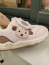 托姆貝克寶寶秋季學(xué)步鞋嬰兒鞋兒童卡通機能鞋軟底 粉色大耳狗19 曬單實(shí)拍圖