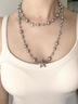 CEENIU毛衣鏈珍珠項鏈女長(cháng)款雙層疊戴復古星星項鏈小眾百搭鎖骨鏈配飾 珍珠星星疊戴項鏈 曬單實(shí)拍圖