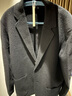優(yōu)衣庫合作款/男裝女裝針織茄克/外套夾克西裝25秋冬新款480812 09 黑色 L /175/100A 曬單實(shí)拍圖