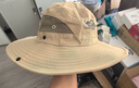 朗琦威尊新款遮陽(yáng)帽子男女徒步登山露營(yíng)漁夫帽戶(hù)外釣魚(yú)防太陽(yáng)西部牛仔帽 天賜山峰登山帽-卡其色 均碼 可調節 曬單實(shí)拍圖