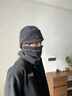 南極人帽子脖套冬季男女保暖加絨圍脖防風(fēng)防寒護臉護頸騎行面罩 黑色 曬單實(shí)拍圖