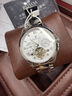 勞力士王子瑞士新款手表陀飛輪機械表鏤空夜光防水名牌進(jìn)口時(shí)尚商務(wù)專(zhuān)用男表 R3238-本色白面鋼帶款 42mm 曬單實(shí)拍圖