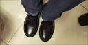 奧康（Aokang）奧康男鞋英倫風(fēng)新款厚底圓頭大頭鞋黑色工裝鞋男士休閑真皮皮鞋 黑色 42 標準皮鞋尺碼 曬單實(shí)拍圖