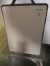 雙槍菜板 抗菌家用加厚食品級不銹鋼砧板案板防霉切菜板41*27.5*1.8cm 曬單實(shí)拍圖