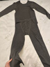 北極絨男士保暖內衣男套裝德加絨加厚發(fā)熱抗防寒青少年無(wú)痕貼身秋衣秋褲 深灰色 （上衣+褲子） XL 【建議120-150斤-羊毛蠶絲】 曬單實(shí)拍圖