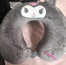名創(chuàng  )優(yōu)品（MINISO）草莓熊系列記憶棉U枕護頸U型枕差旅旅行辦公午睡外出出差便攜枕頭 Kuromi記憶棉U枕 曬單實(shí)拍圖
