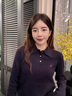 POLOWALK女裝2025秋季新品女式長(cháng)袖針織衫通勤百搭polo領(lǐng)針織衫女 藏青 L /165 曬單實(shí)拍圖