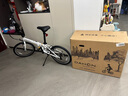大行（DAHON）20寸8速男女折疊車(chē)P8青春版KAC081白色 曬單實(shí)拍圖