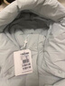 坦博爾韓版泡芙羽絨服女短款可脫卸帽冬天寬松厚外套TBF530368D 冰霜藍 XS 155/80A 曬單實(shí)拍圖