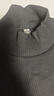 優(yōu)衣庫女裝羅紋高領(lǐng)T恤/長(cháng)袖小高領(lǐng)內搭25秋冬新款479588 09 黑色 M /160/84A 曬單實(shí)拍圖