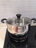 愛(ài)仕達（ASD）湯鍋 304不銹鋼小蒸鍋 帶蒸屜燉煮鍋 24CM燃氣電磁爐通用奶鍋B1-Z 曬單實(shí)拍圖