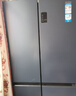 海爾（Haier）冰箱475升玻璃面板超薄594mm零嵌十字對開(kāi)EPP超凈阻氧干濕分儲寬幅變溫一級BCD-475WGHTDB9GSU1 曬單實(shí)拍圖