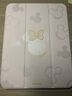 迪士尼（Disney）簡(jiǎn)約米奇米妮iPadair7保護套蘋(píng)果平板套iPad11三折式支架軟硅膠防摔全包帶筆槽可愛(ài)卡通適用情侶款 三折筆槽款【透明砂粉色】米妮-PB133Y iPad2025第11代A1 曬單實(shí)拍圖