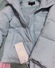 波司登（BOSIDENG）25年新款羽絨服90絨女短款連帽保暖防風(fēng)修身加厚外套B250245112XS 凈水藍|5981-歐若風(fēng) M 165/88A 體重約125-140斤 曬單實(shí)拍圖