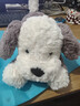 Jellycat唐布利牧羊犬動(dòng)物毛絨玩偶安撫玩具狗公仔娃娃生日新婚禮物 淺灰色 Medium 曬單實(shí)拍圖