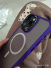 藍妮子 適用蘋(píng)果14手機殼iPhone14promax保護套磁吸 蘋(píng)果14pro手機殼全包磨砂男女款 暗紫色【精孔鏡頭版】金屬鏡頭圈丨強力磁吸丨膚感磨砂 蘋(píng)果14ProMax【三攝-6.7英寸】 曬單實(shí)拍圖