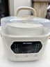 天際（TONZE）電燉燉鍋燉盅隔水燉家用陶瓷燉湯鍋煲全自動(dòng)煮粥神器寶寶輔食 米白色 1鍋1膽 3L大內膽 3L 曬單實(shí)拍圖